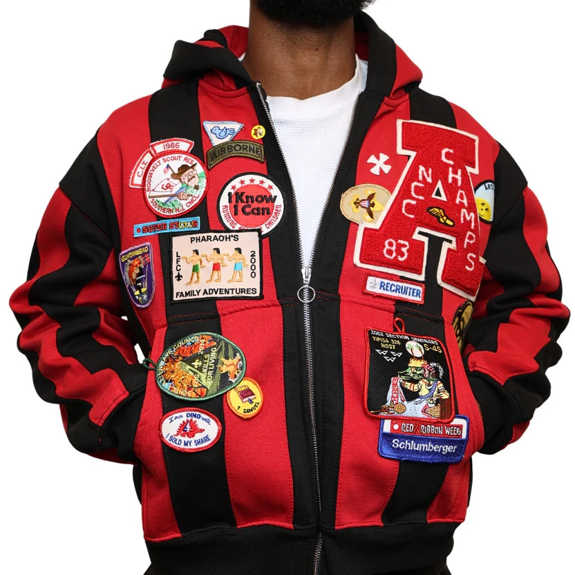 Patchwork Hoodie
