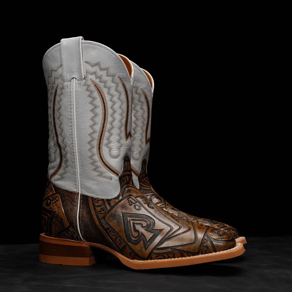 The Gambler Hand Tooled Boots