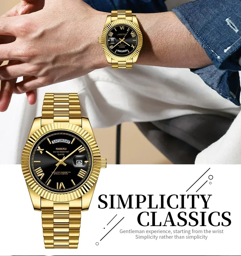 Timeless Luxury Quartz Watch