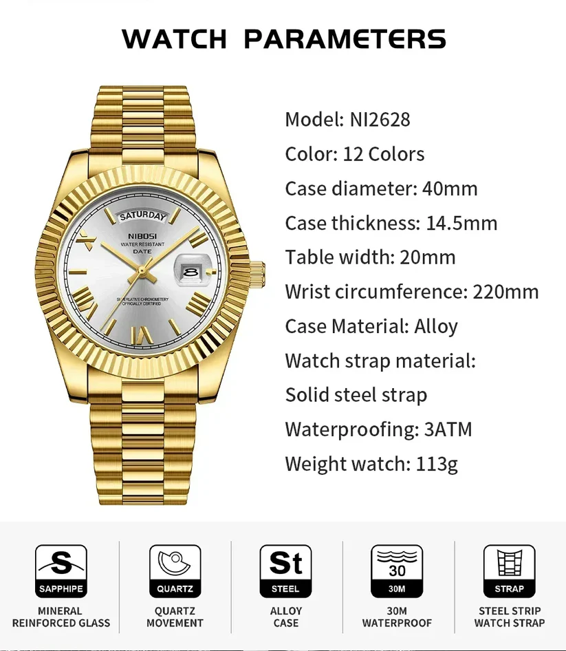 Timeless Luxury Quartz Watch