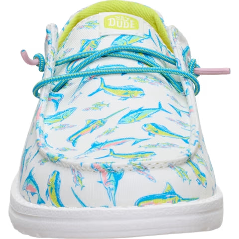 Comfortable Slip Shoes With Fish Print