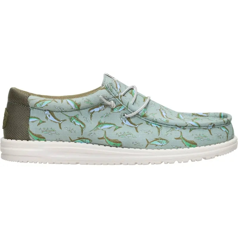 Comfortable Slip Shoes With Fish Print