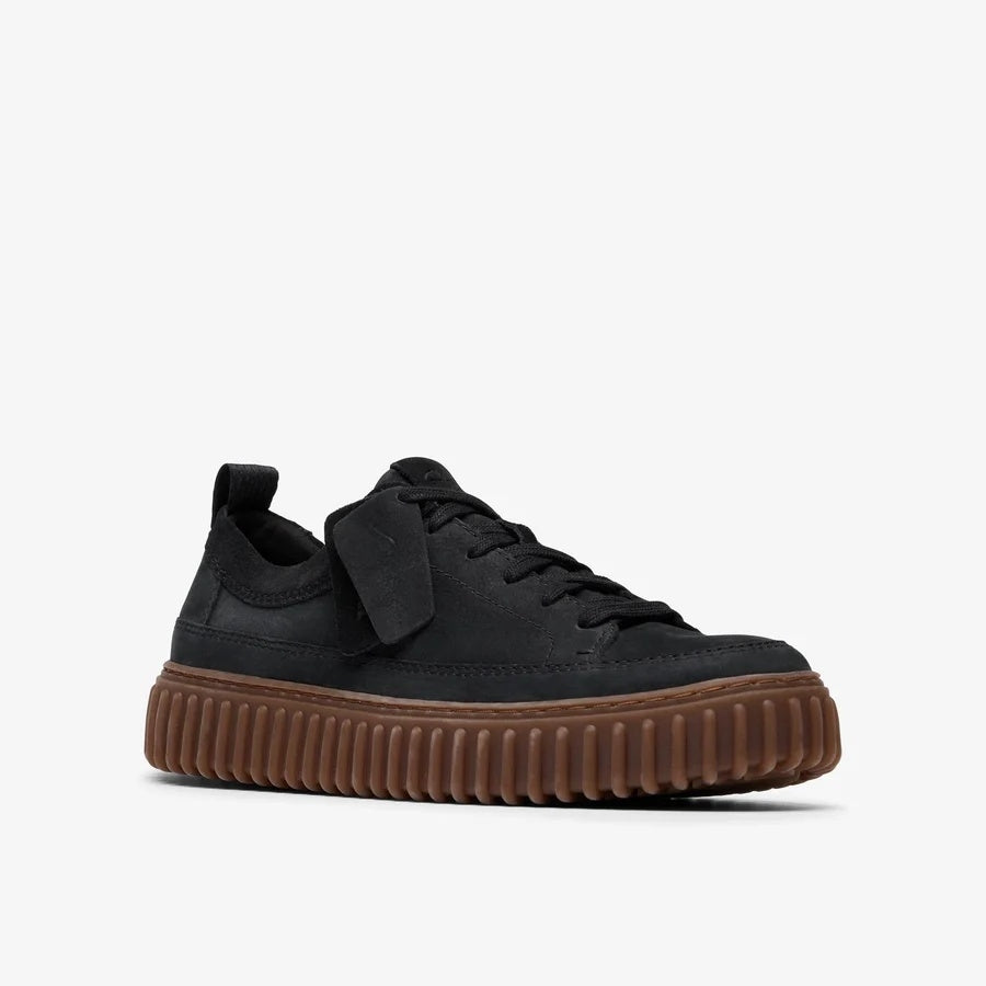 Men's Lace Black Nubuck Shoes