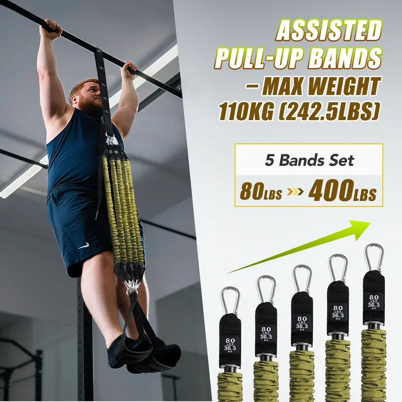 Advanced Pull Up Assist Bands Set