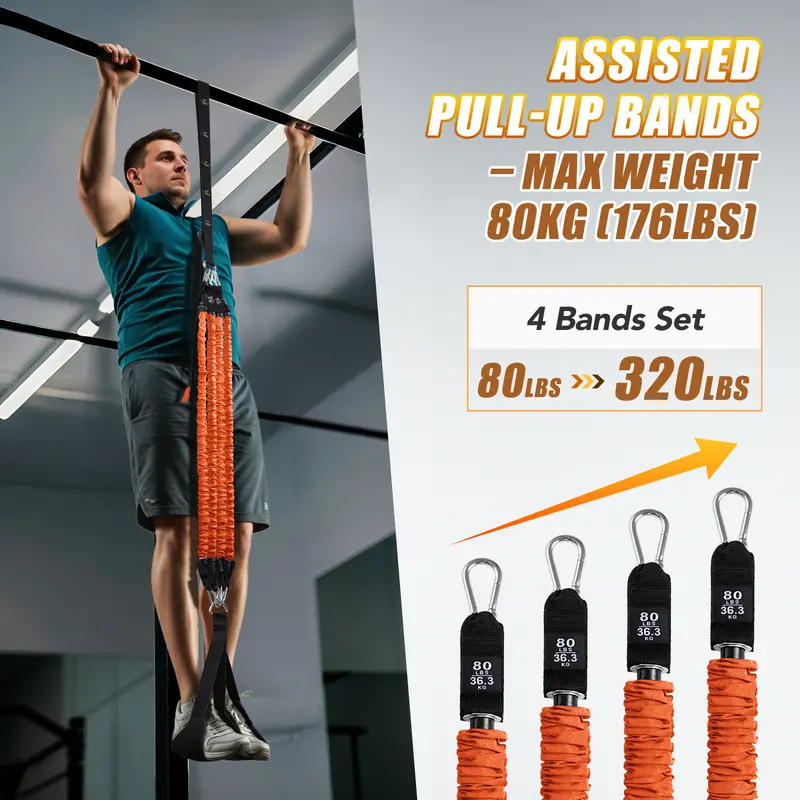 Advanced Pull Up Assist Bands Set