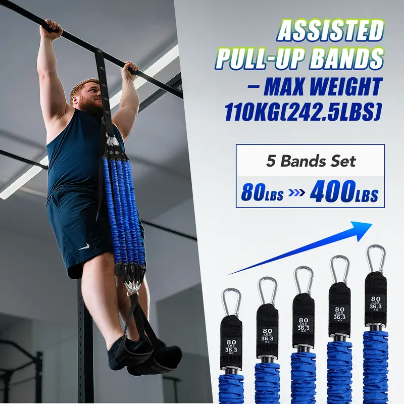 Advanced Pull Up Assist Bands Set