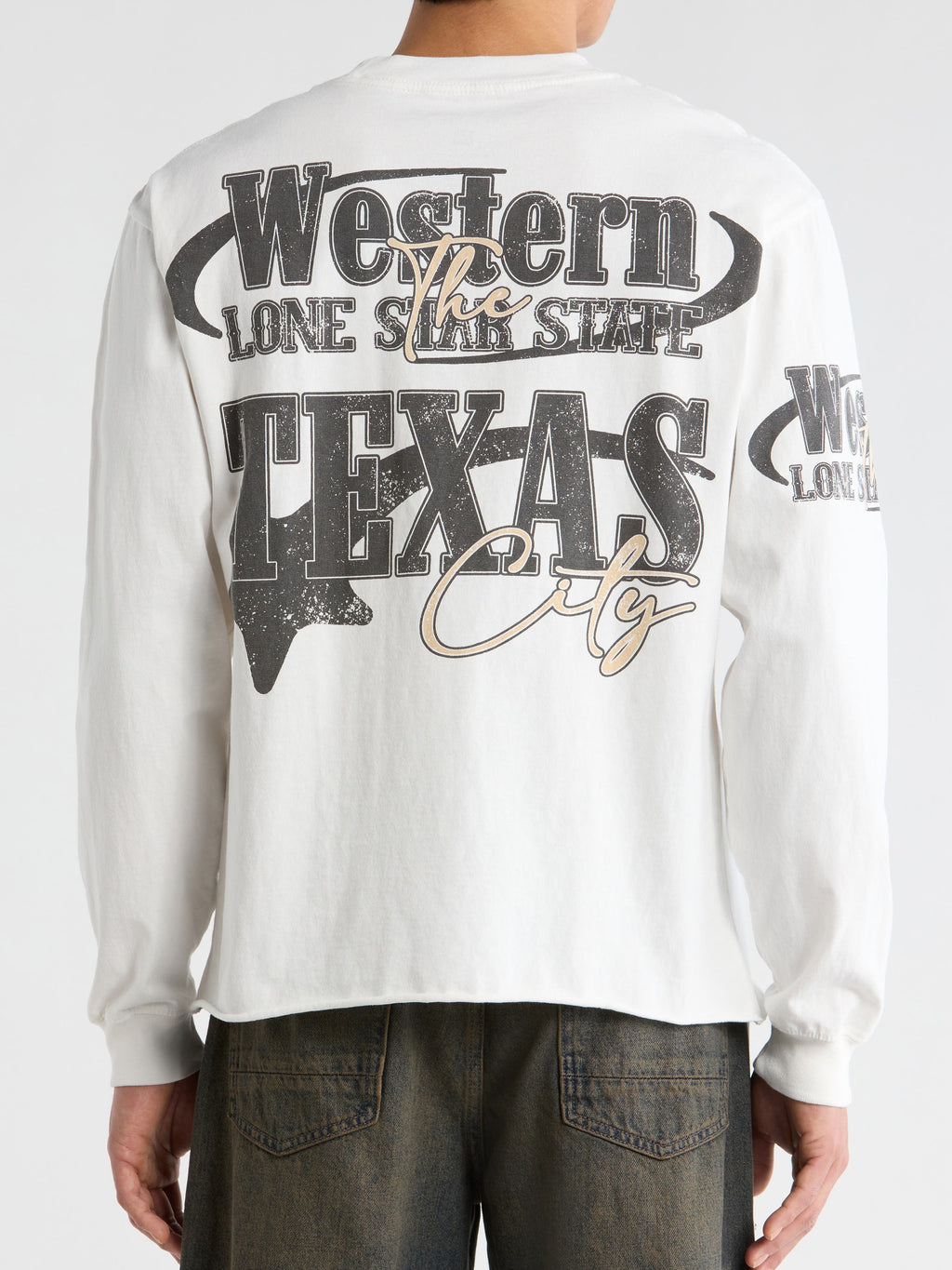Western Long Sleeve Graphic T-Shirt