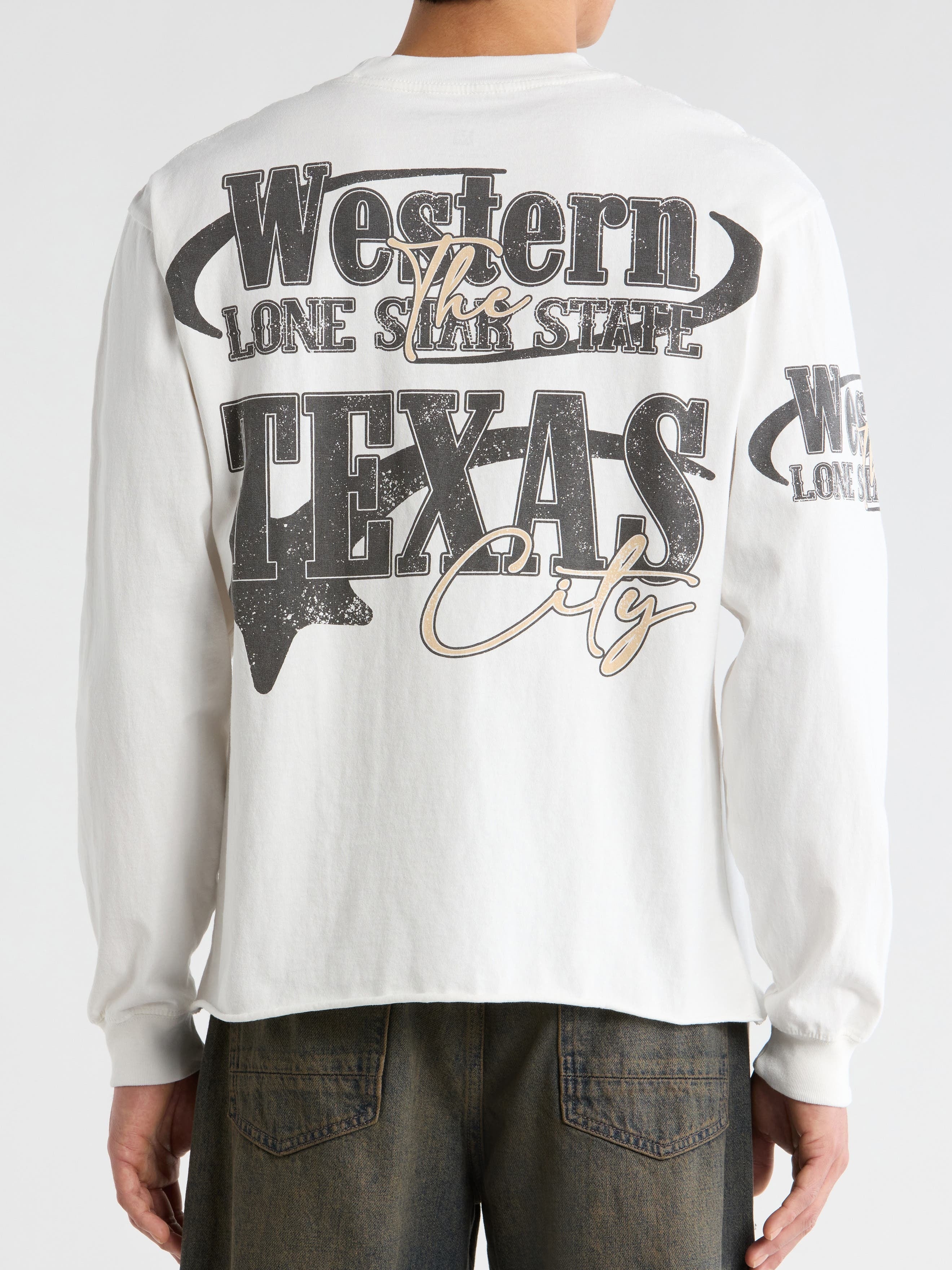 Western Long Sleeve Graphic T-Shirt