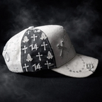 Bible Long Chain Black Cap