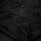 Bible Long Chain Black Cap