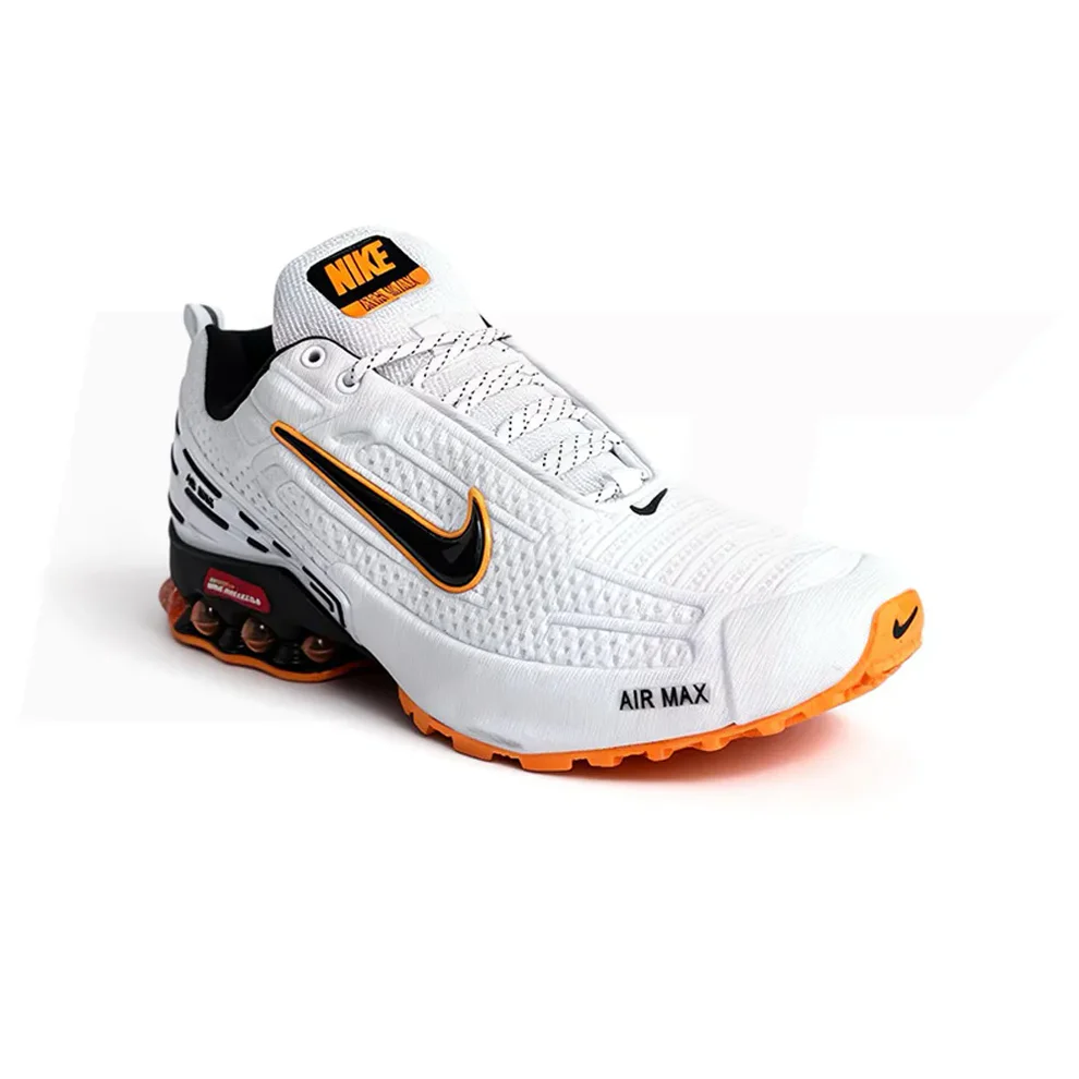 Orange White AmUltra Sneakers