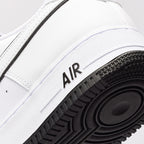 AF1 White Black Outline Sneakers