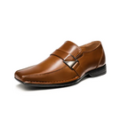 Men's Buckle Strap Flat Dress Loafers