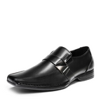 Men's Buckle Strap Flat Dress Loafers
