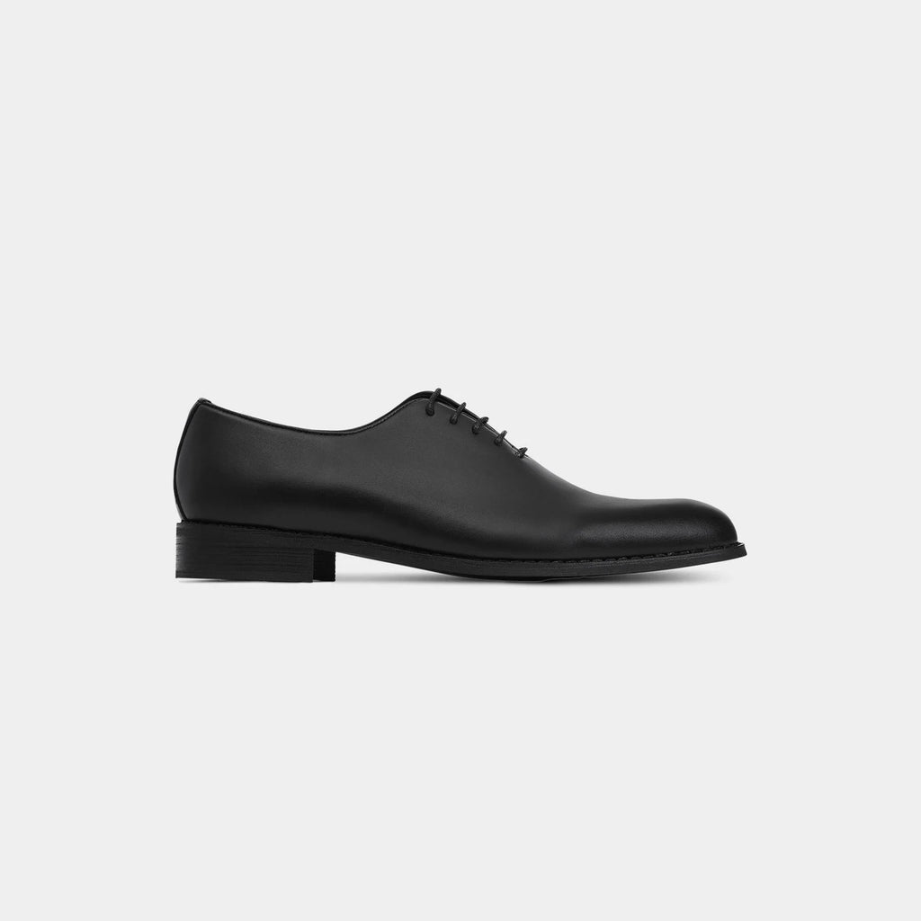Men's Black Leather Oxford Shoes