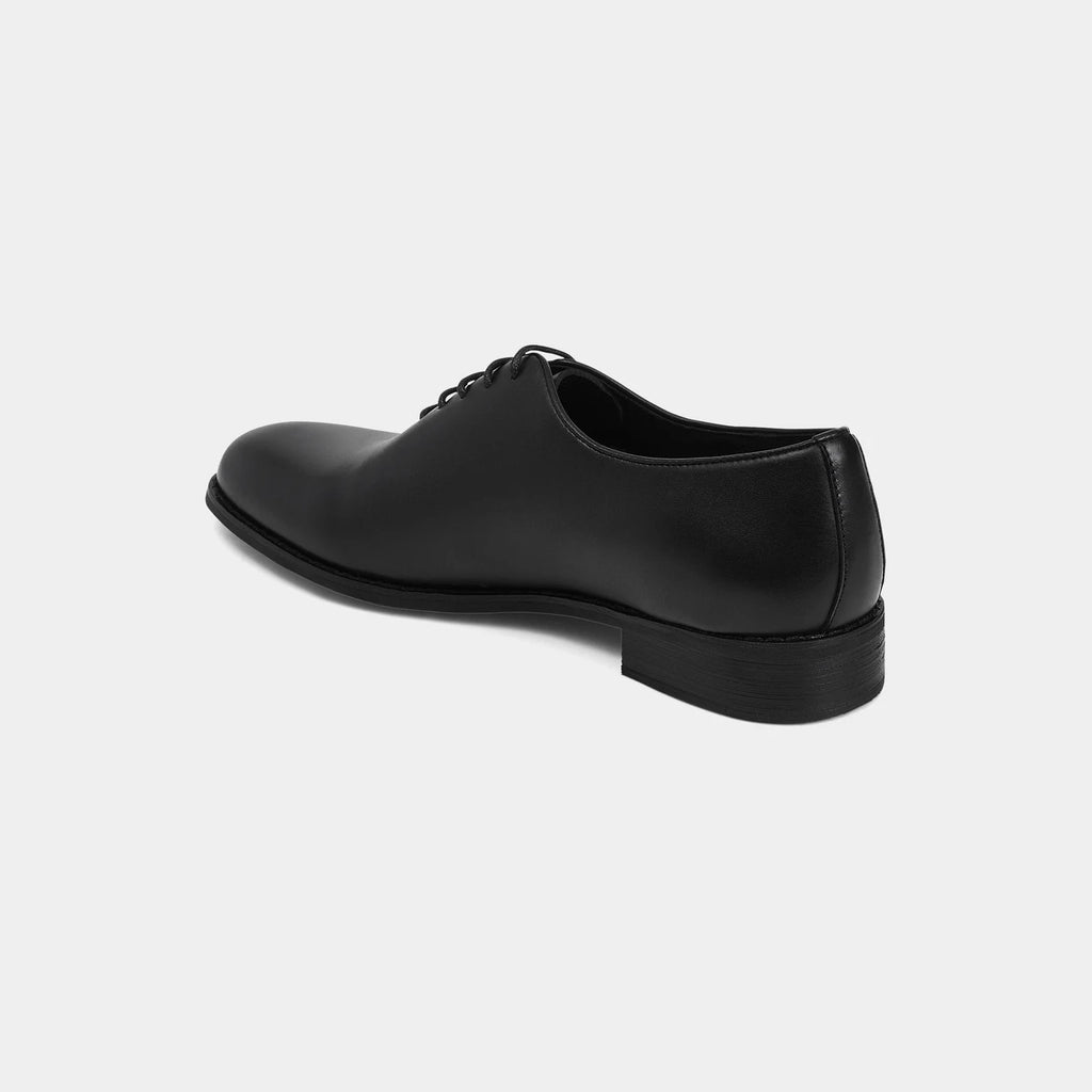Men's Black Leather Oxford Shoes