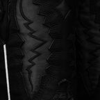Matte Black Pirarucu – Arena Square Toe