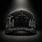 Crucifixion Black Cap