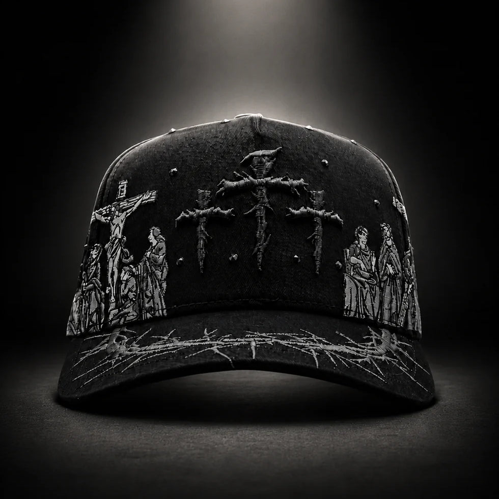 Crucifixion Black Cap
