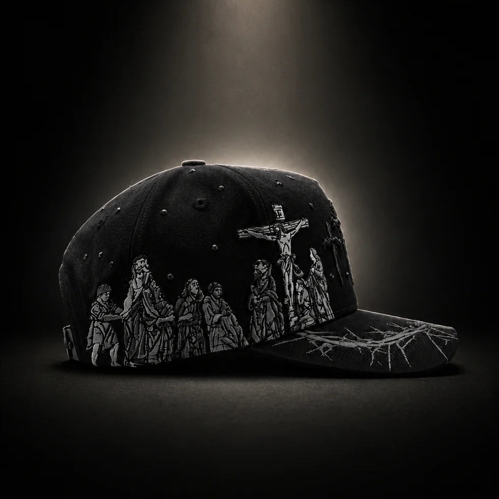 Crucifixion Black Cap