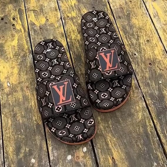 Men's LV-style Slide Sandals