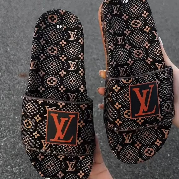 Men's LV-style Slide Sandals