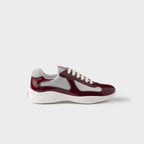 Patent Leather And Technical Fabric Sneakers