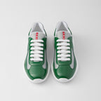Patent Leather And Technical Fabric Sneakers