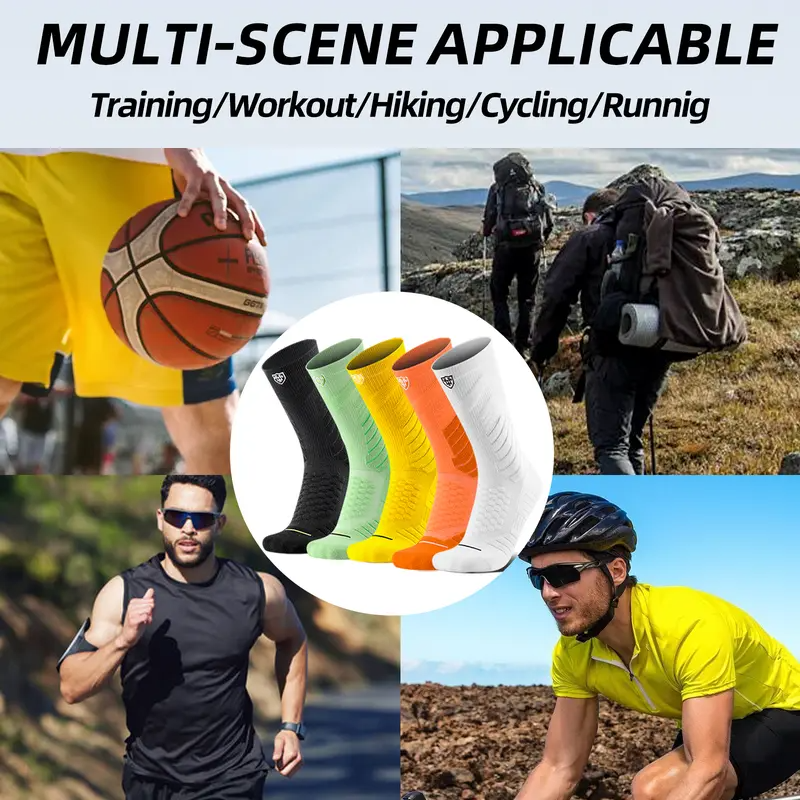Sports Crew Socks 3 Pack